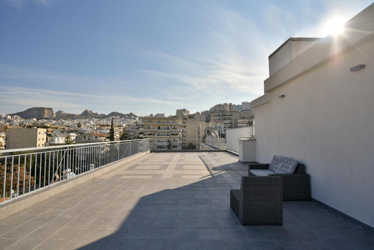 Delightful Penthouse Apartment Athens Exterior photo